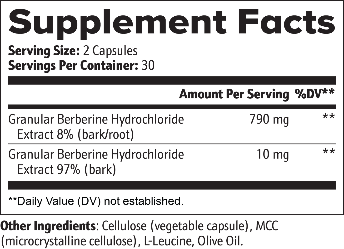 Berberine Metabolism Booster Pure Vibes Wellness