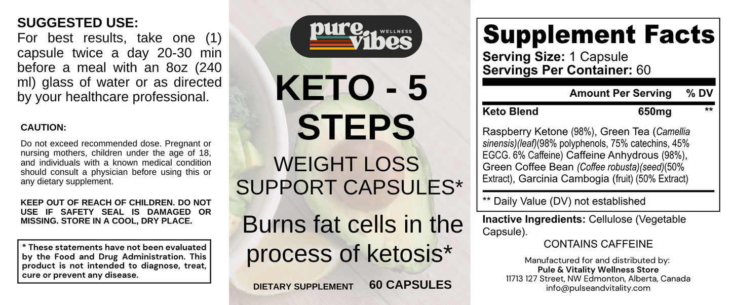 Keto-5 STEPS