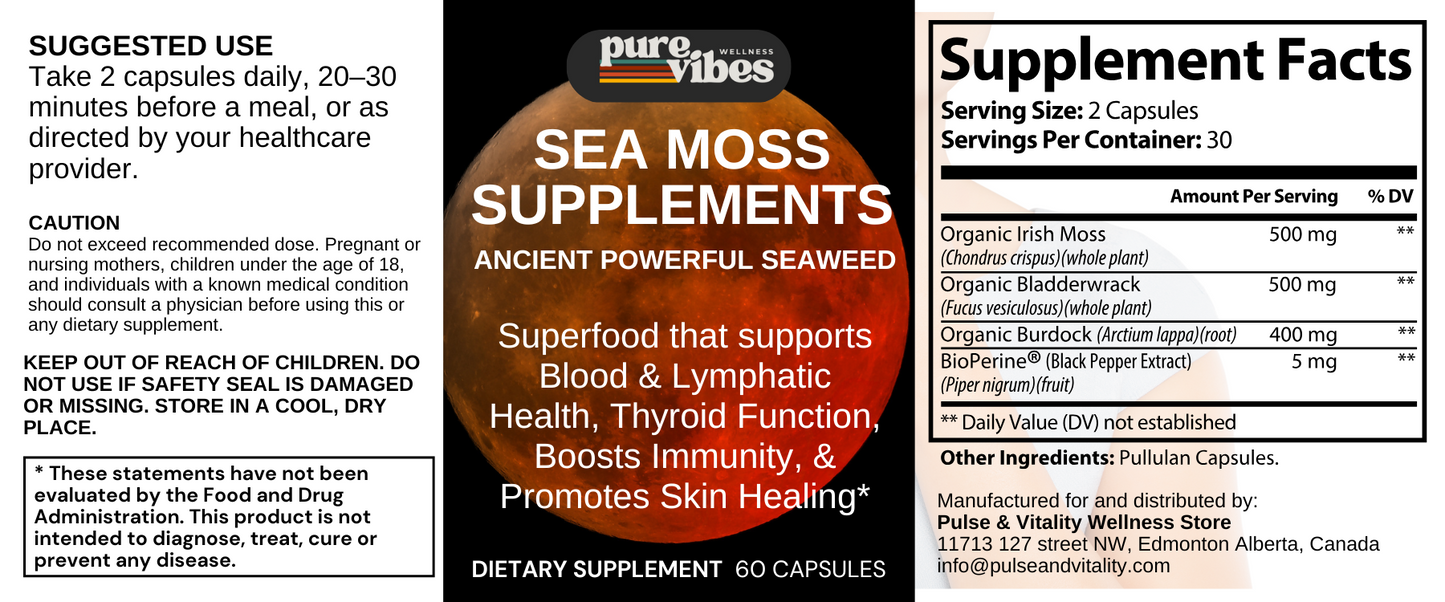 Sea Moss Superfood - Pulse & Vitality