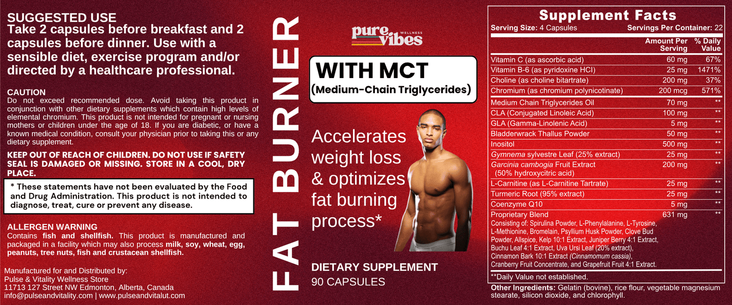 Fat Burner with MCT Pulse & Vitality