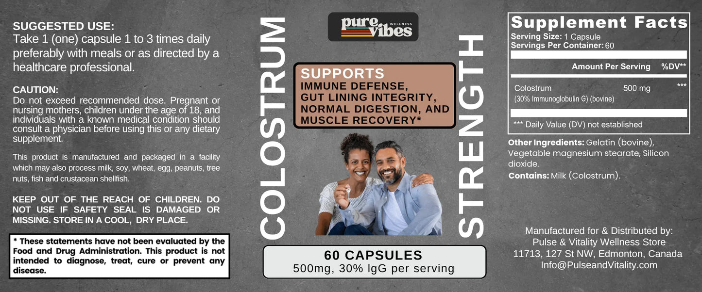 Colostrum Immunity Defense - Pulse & Vitality