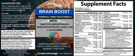 Focus and Mental Clarity Supplement - Pulse & Vitality
