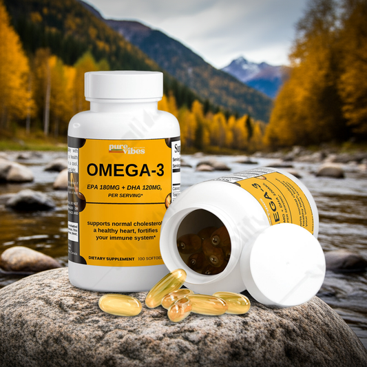 Omega-3 EPA 180mg + DHA 120mg - Pulse & Vitality