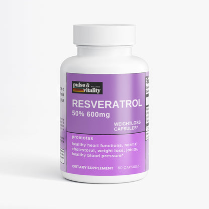 Resveratrol 50% 600mg Pulse & Vitality