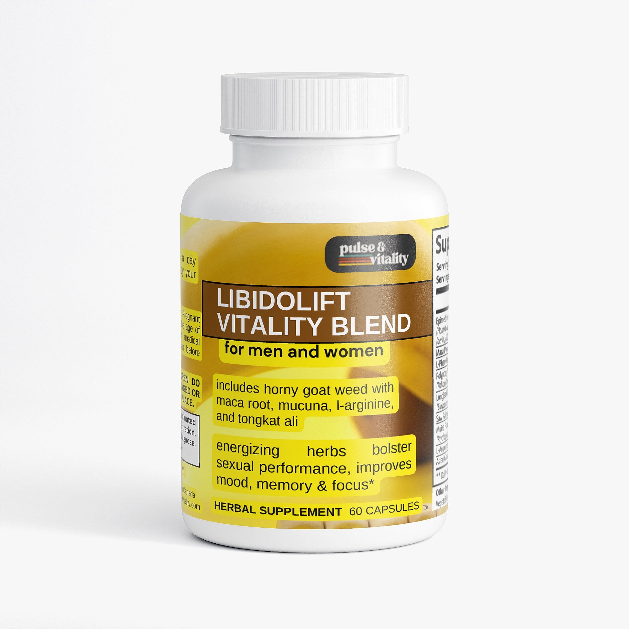 Libido & Vitality Support Formula Pulse & Vitality