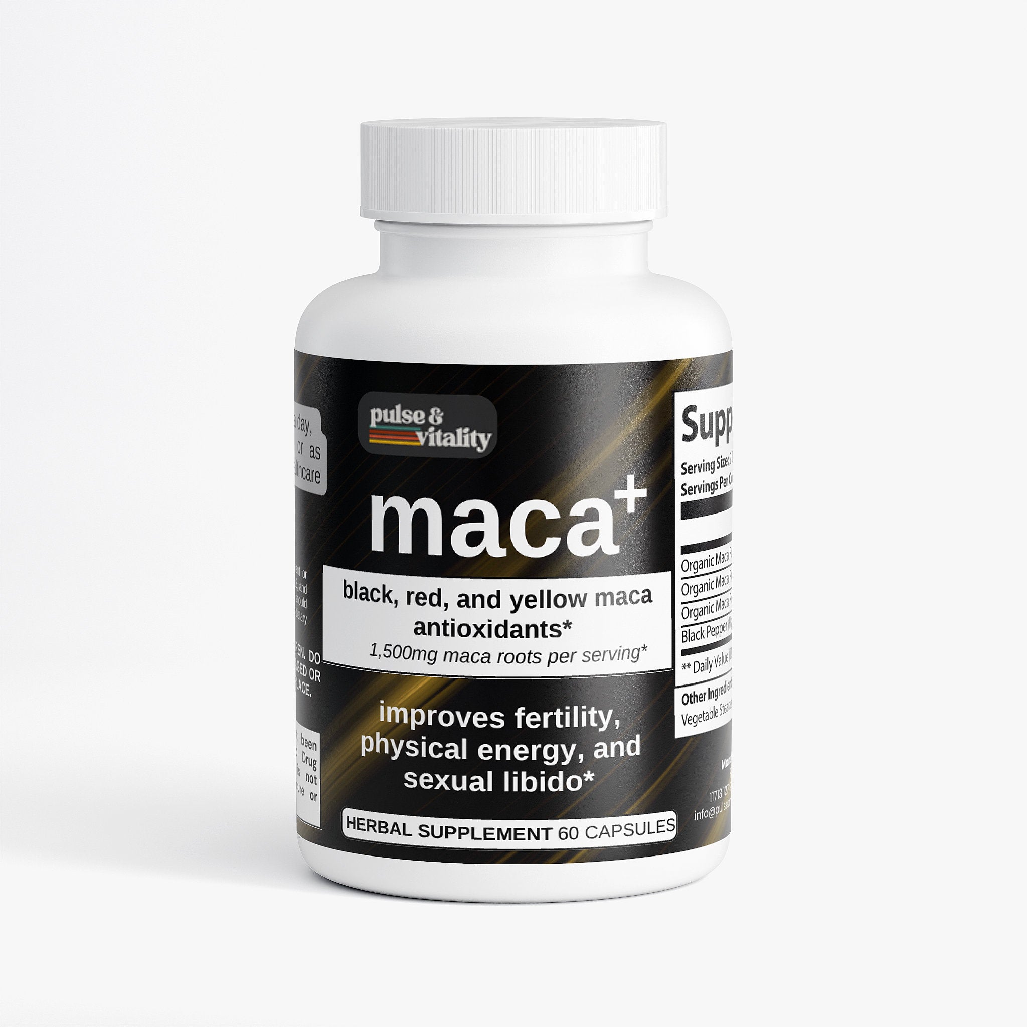 Maca+ for Men & Women Pure Vibes Wellness