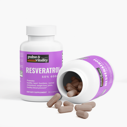 Resveratrol 50% 600mg Pulse & Vitality