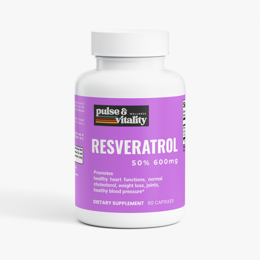 Resveratrol 50% 600mg Pulse & Vitality