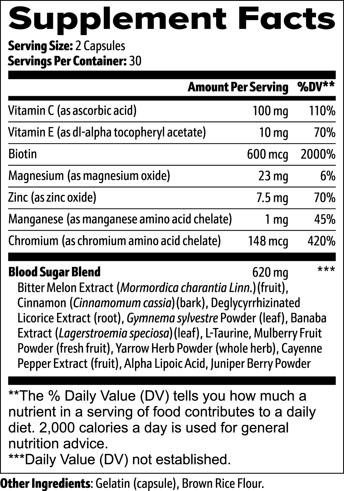 Blood Sugar Support - Pulse & Vitality
