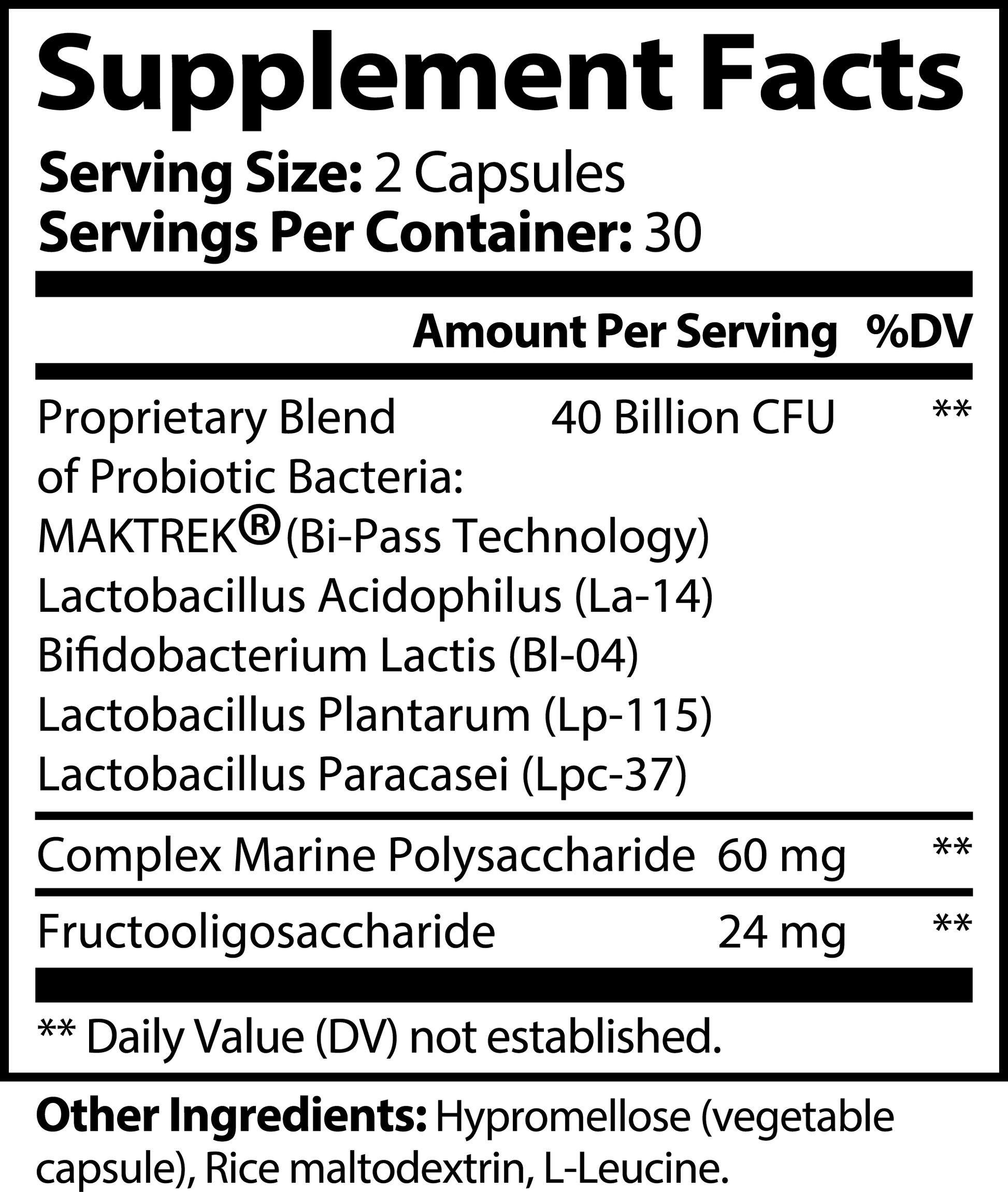 Pro + Pre Biotics 40 Billion - Pulse & Vitality