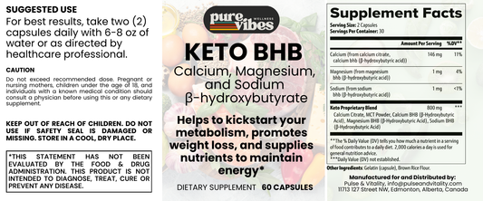 Keto BHB - Pulse & Vitality