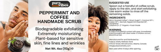 Peppermint Coffee Scrub