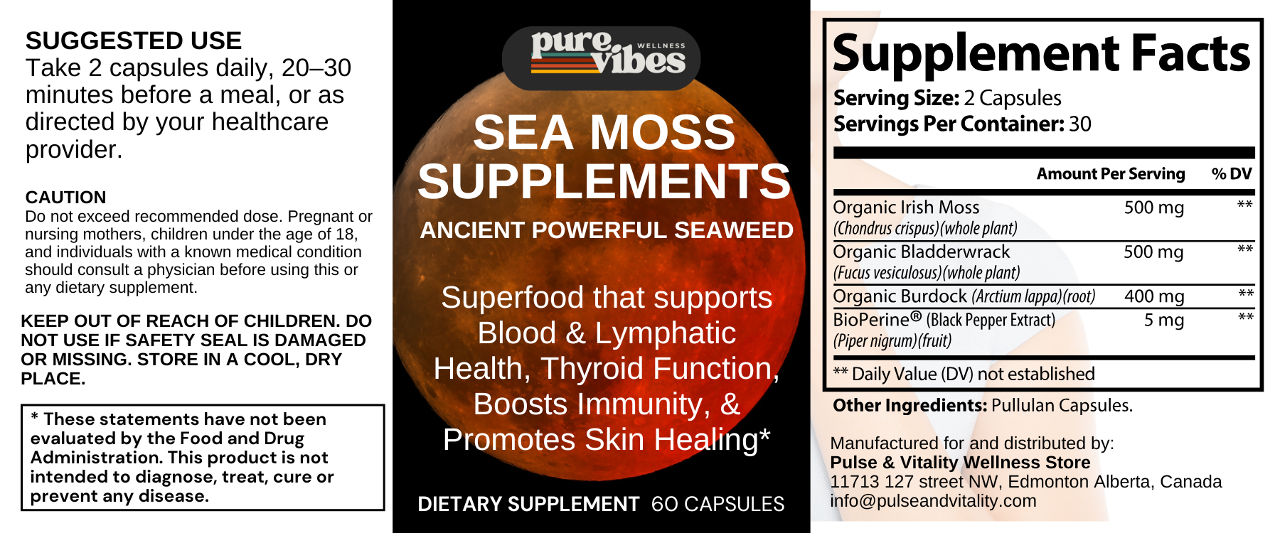 Sea Moss Superfood - Pulse & Vitality