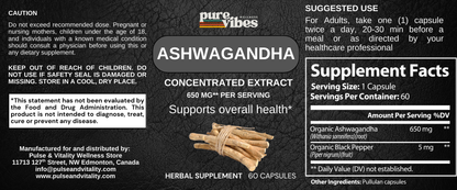 Ashwagandha Stress Support - Pulse & Vitality
