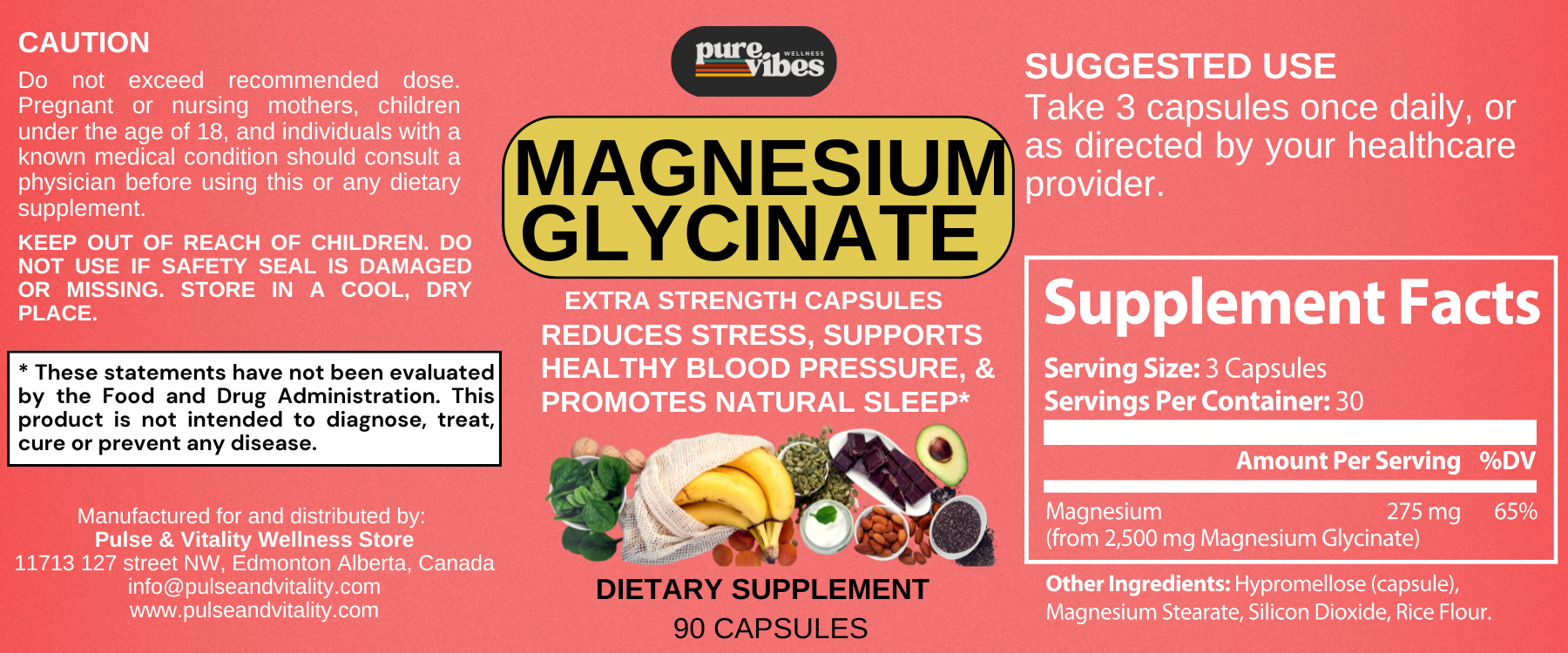 Magnesium Glycinate - Pulse & Vitality
