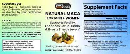 Maca+ for Men & Women - Pulse & Vitality