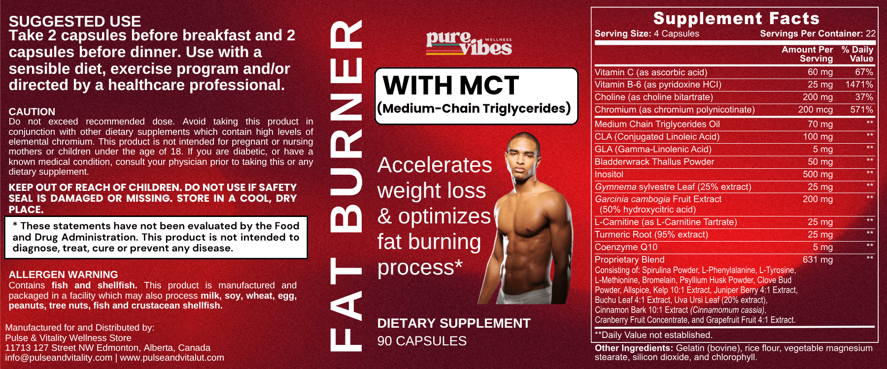 Fat Burner with MCT Pulse & Vitality