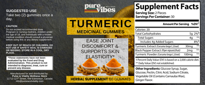 Turmeric Medicinal Gummies - Pulse & Vitality