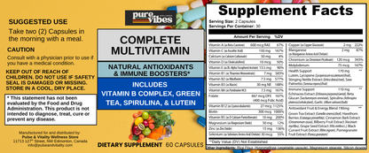 Complete Daily Vitamin Supplement - Pulse & Vitality
