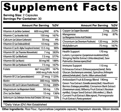 Complete Daily Vitamin Supplement - Pulse & Vitality