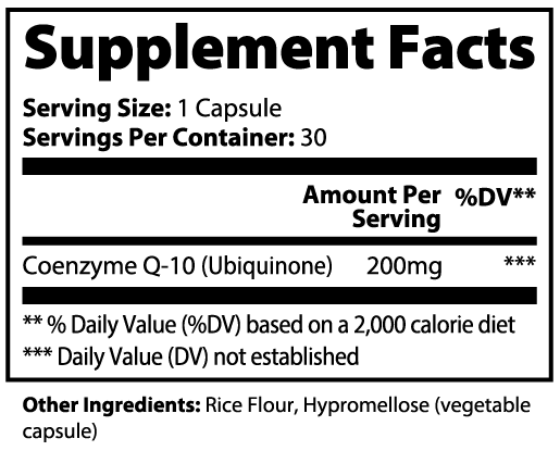 CoQ10 Ubiquinone Pulse & Vitality