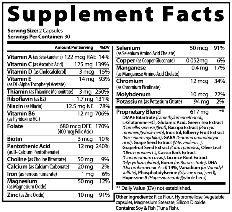 Focus and Mental Clarity Supplement - Pulse & Vitality