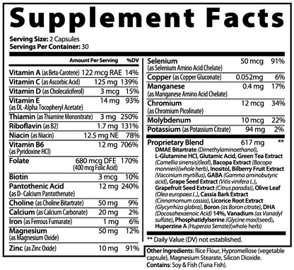Focus and Mental Clarity Supplement - Pulse & Vitality
