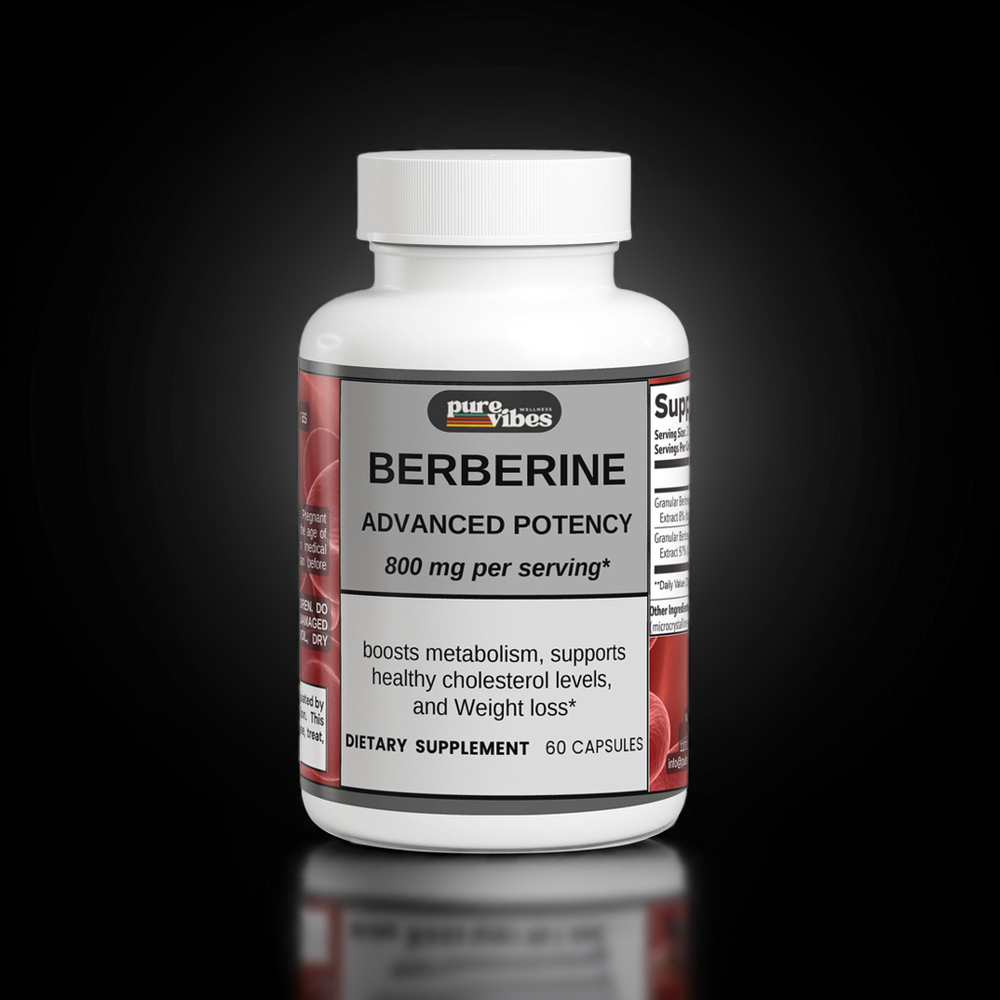 Berberine Metabolism Support Capsules Pure Vibes Wellness