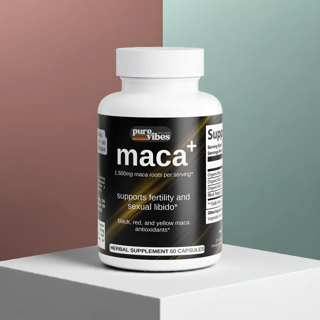 Maca Plus for Men & Women Pure Vibes Wellness