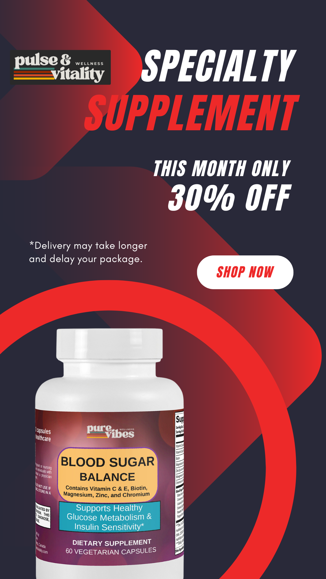 Blood Sugar Support - Pulse & Vitality